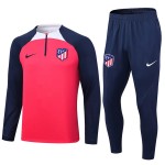 Atlético Madrid Quarter Zip Sweatshirts Anzüge 2023-24 Rote